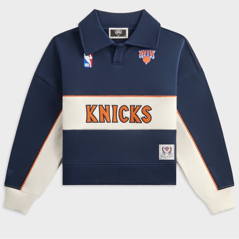 KITH Kids for the NY Knicks Coach Nelson Collared Pullover (2025 Season)